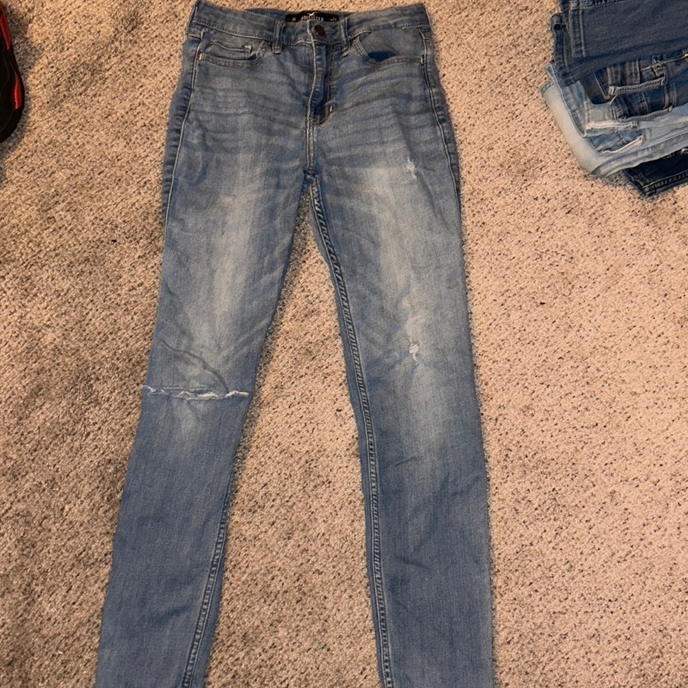 Hollister ripped jeans